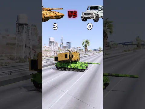 Гелик против Танка в Бименджи Драйв #beamngdrive