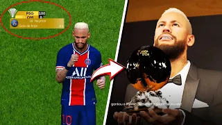 É POSSÍVEL SER BOLA DE OURO FAZENDO APENAS UMA PARTIDA NA TEMPORADA? - EFOOTBALL / PES