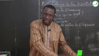 Cours - Seconde - Français : Méthodologie de la dissertation / M. BA