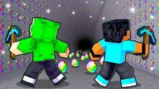 Entrei no Servidor de MINERAR pra FRENTE no Minecraft