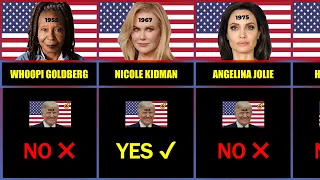 Hollywood Actresses Who Support Donald TRUMP and Who DON'T (2026)