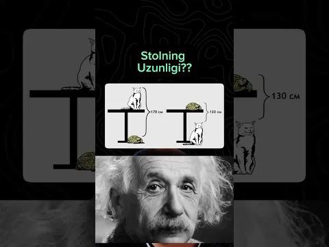 Stolning balandligini toping?? Masala #matematika #onlinedars #maths #dtm2024