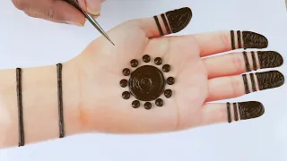 New latest Mehendi design front hand Simple Henna designs 2021 - Easy Mehndi design for hands