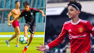 7 Times Cristiano Jr  Copied His Dad | Cristiano Ronaldo
