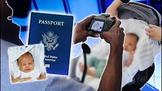 📸  PRIMER PASAPORTE de LUKA 🇺🇸 No sabía que iba a ser TAN DIFICIL 😱