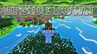 BEATING MINECRAFT UPSIDE DOWN