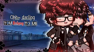 [ОЗВУЧКА НА РУССКОМ] "Дорогой,  ты пренадлежишь нам"~ |•| gacha мини-фильм //яой🏳‍🌈//