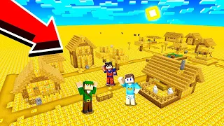 AO VIVO: ENCONTRAMOS UMA VILA DE LUCKY BLOCKS NO MINECRAFT!!