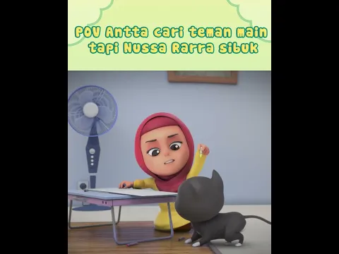 Nussa sama Rarra lagi ada kegiatan lain nih… Antta jadi gak ada temannya deh✨#NussaRarra