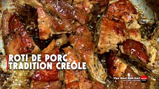 Rôti de porc à la créole recette facile à réaliser.