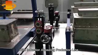 Wire Induction Annealing With Induction Heating Machine Induction Annealing Production Line Of Wire