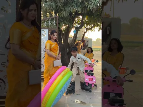 Mummy ne laya swimming pool kiya leke skating #shorts #advik #viral #skating