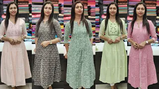 NEW MODEL KURTIS COLLECTIONS   || 𝐕𝐈𝐃𝐄𝐎#2628 || 𝐆𝐋𝐈𝐓𝐙𝐈𝐍𝐃𝐈𝐀 FASHIONS