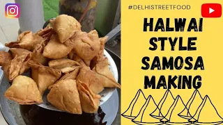 Halwai style crispy aloo Punjabi samosa recipe making with tips & tricks | Tongue Twisters food