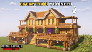 Minecraft: How to Build the Ultimate Survival House | Tutorial🏠