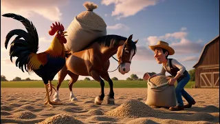 La Fábula del Gallo y el Caballo