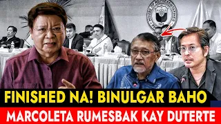 Cong Marcoleta Rumesbak kay DUTERTE BINULGAR BAHO at sinupalpal ang mga bayarang Congressman