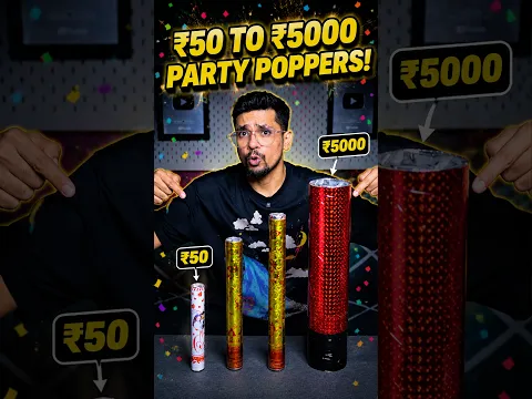 Cheapest Vs Expensive Party Poppers Challenge😱 #shorts #challenge