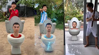 Skibidi Toilet Ronaldo vs skibidi toilet Messi funny part 1