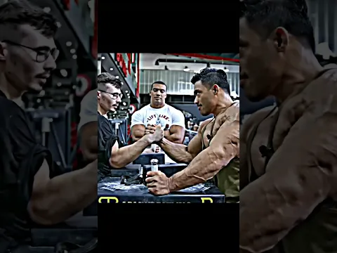 Normal guy won biggest bodybuilder 😱 #armwrestling #training #viral #shorts