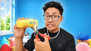 Corté los Squishies más virales para ver qué tienen dentro D:
