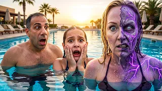 Scary Purple OOZE in our Pool Turned my family into ZOMBIES!