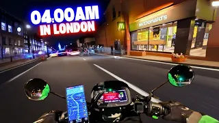 Starting My Delivery Shift At 4AM - The Side Of London You Never See! - NON STOP Mcdonalds Orders!