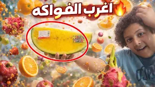 اغرب الفواكه الذي لقيتها بالسوق!؟(بطيخ اصفر) 🤯🔥
