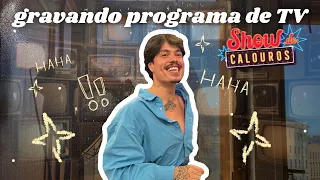 VLOG - GRAVANDO PRA TV