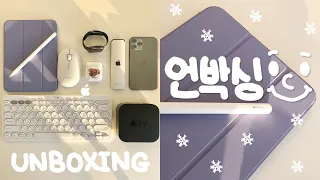 ENG) 아이패드 미니 6, 애플 펜슬, 애플 TV 언박싱 | 사용하는 유료, 무료 앱 소개 | 로지텍 키보드 K380 | 로지텍 마우스 M350 | 아이패드 거치대