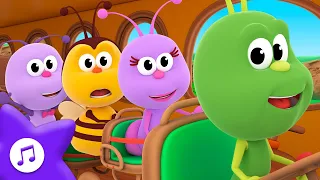 Wheels on the Bus (Animal Version) - Kids Songs & Nursery Rhymes | Boogie Bugs