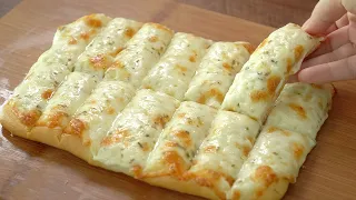 꿀 찍어 먹는, 치즈 마늘빵 만들기 :: 크리미한 마늘소스 비법 :: Cheesy Garlic Breads