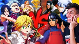 ASSISTINDO AO RAP DOS HOKAGES VS PECADOS | Combate de Rimas !! ‹ Ine Games ›