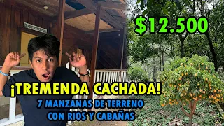 Vendo 7 Manzanas de terreno con Cabañas de Madera a $12.500 en Zona Fria de Perquin 🚨VENDIDO🚨