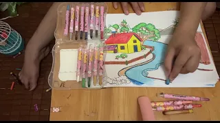 Instructions for coloring super beautiful pictures with teacher Mina episode 19