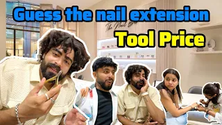 Guess the nail extension tool price with sejal and trigun bhaiya 😂 || Aman Sindhwani Vlog ||