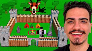 CRIEI UM CASTELO NO 99 NOITES NA FLORESTA 🏰👑