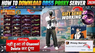 How to Download & Play OB55 Update Proxy Server (Step-by-Step) 📲🎯 #FreeFireOB55 #FFProxyServer