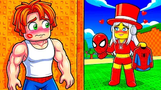 Quebre um Bloco da Sorte, mas em Zonas do Homem-Aranha 🕷️