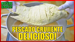 Me preguntaron porque el pescado frito me quedo tan crujiente