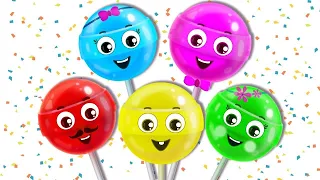Lollipop Finger Family 🍭 | Nursery Rhymes For Kids By @hooplakidz