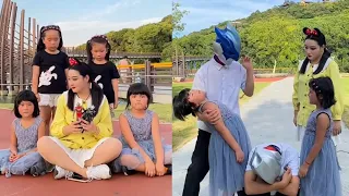Reallife Ultraman and little girl 奧特曼兄弟和小女孩  賽羅，迪迦，小黃鴨和托雷基亞的舞蹈  dance Zero Ginga Tiktok  01062