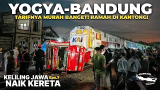 Truk Hadang Kereta, Truknya Terbelah Dua! Eps.7 Keliling Jawa Naik Kereta KA Kahuripan Bandung-Yogya