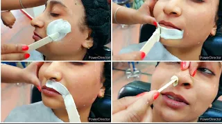 full face wax for Brazilian wax/how to remove facial hair