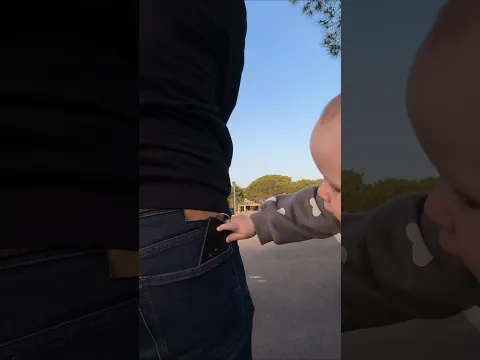 My Baby Suddenly Took My Car Keys 😳 #baby #dad #babies #cute #funny