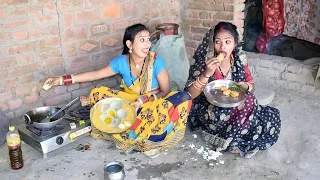 #पगली बनाई अंडा पकौड़ा गर्म-गर्म मौसी जी को खिलाई || #pagali comedy Video
