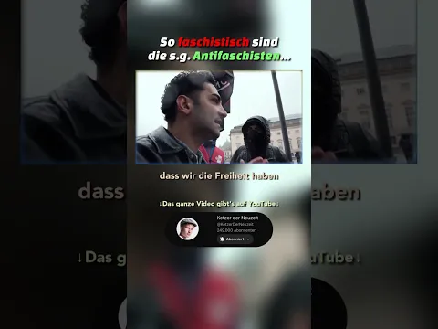 So faschistisch sind die sogenannten Antifaschisten...
