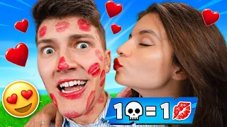 1 KILL = 1 BAISER sur FORTNITE Battle Royale