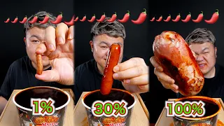 Best of Suzaki_cook 1% to 100% challenge ASMR [chewing sounds short video compilation]