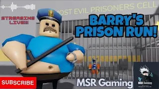 ROBLOX GAME PLAY _ BARRY'S PRISON & ALL BARRY'S/SCARY OBBY/OBBY Part 1 | MSR Gaming